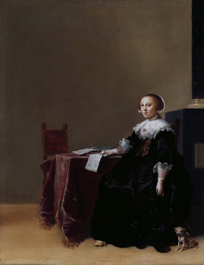 Ritratto di una giovane donna da Hendrick Gerritsz Pot